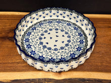 Load image into Gallery viewer, Fluted Quiche , 7.75&quot; W - Silver Lace
