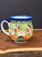 Load image into Gallery viewer, Mug, Bubble 12 oz - Hedgehog in the Pumpkin Patch

