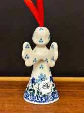 Load image into Gallery viewer, Angel Figurine Bell Ornament 3.5" - Georgia Blue
