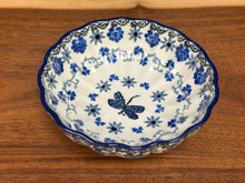 Load image into Gallery viewer, Bowl, Scalloped 4.5" - Dragonfly
