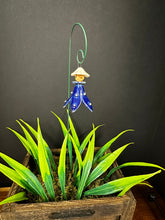 Load image into Gallery viewer, Fairy on Wire Stem - Cobalt Blue w/White Cap
