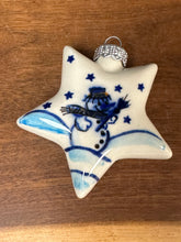 Load image into Gallery viewer, Ornament, Star Flat - Snowman QLTY 2
