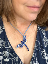 Load image into Gallery viewer, Necklace, Dragonfly - Sunflower - Slate Necklace
