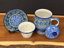 Load image into Gallery viewer, Mug, Tea w/Infuser - Peacock Feather
