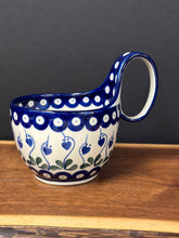 Load image into Gallery viewer, Bowl, Loop Handle Soup - Bleeding Heart
