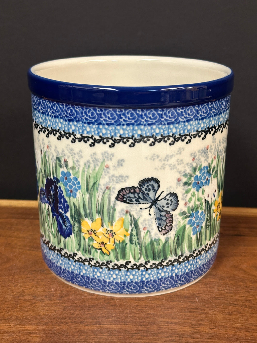 Wine Crock/ Utensil Holder 5.5
