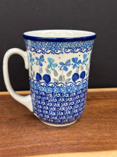 Load image into Gallery viewer, Mug, Bistro 16 oz. - Blue Orchids
