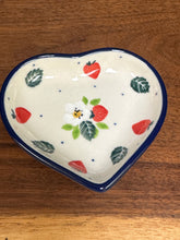 Load image into Gallery viewer, Tea Bag Holder, Heart Shaped - Strawberry Field
