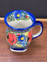 Load image into Gallery viewer, Mug, Pedestal 12 oz - Red Poppy
