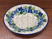 Load image into Gallery viewer, Soap Dish, Oval 5.5” - Blue Phlox
