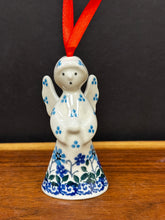 Load image into Gallery viewer, Angel Figurine Bell Ornament 3.5" - Georgia Blue
