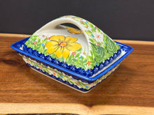 Load image into Gallery viewer, Butter Dish, Deep Kalich - Golden Bloom
