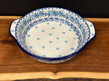 Load image into Gallery viewer, Baker, Round w/Tab Handles, 8&quot; - Flax Flower
