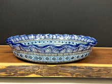 Load image into Gallery viewer, Pie Plate, Fluted 10&quot; - Aztec Sky
