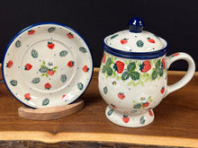 Load image into Gallery viewer, Mug, Tea w/Infuser - Strawberry Field
