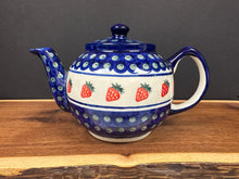 Load image into Gallery viewer, Teapot (1 qt), Pre-owned - Strawberries
