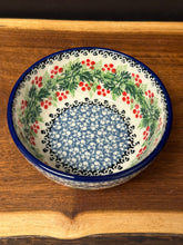 Load image into Gallery viewer, Bowl, Ice Cream 4.5" - Holly Berry
