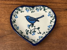 Load image into Gallery viewer, Tea Bag Holder, Heart Shaped - Bluebird Vines
