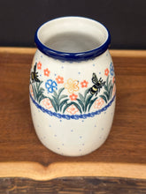 Load image into Gallery viewer, Vase, Small Milk Bottle - Honey Bee
