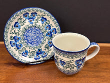 Load image into Gallery viewer, Teacup &amp; Saucer, 8oz - Winter Viola
