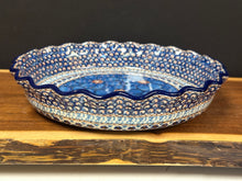 Load image into Gallery viewer, Pie Plate, Fluted 10&quot; - U408C Chyla Blue
