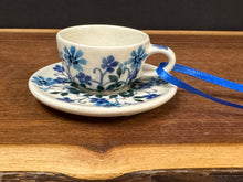Load image into Gallery viewer, Ornament, Teacup - Georgia Blue
