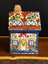 Load image into Gallery viewer, Gingerbread House Lidded Jar, Large
