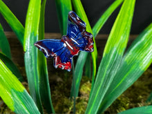 Load image into Gallery viewer, Butterfly on Wire Stem, Dark Blue

