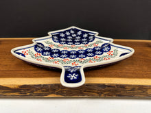 Load image into Gallery viewer, Platter, Tree Shaped Zaklady - Snow &amp; Holly
