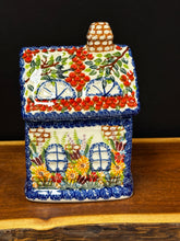 Load image into Gallery viewer, Gingerbread House Lidded Jar, Large
