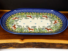 Load image into Gallery viewer, Platter, Oval Kalich Large - Horses
