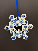 Load image into Gallery viewer, Ornament, Flat Snowflake - Boo Boo Kitty
