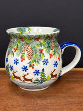 Load image into Gallery viewer, Mug, Bubble XL 18 oz - Unikat Reindeer in the Snow
