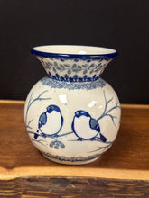 Load image into Gallery viewer, Vase, Bubble 4.25&quot; - U4830 Gray Birds

