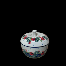 Load image into Gallery viewer, Container, Apple Shaped w/Vented Lid - CRACK UNDER GLAZE/DISCOUNTED
