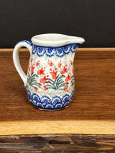 Load image into Gallery viewer, Miniature Pitcher, Toothpick Holder - Crimson Bells
