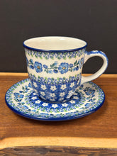 Load image into Gallery viewer, Teacup &amp; Saucer, 8oz - Calico
