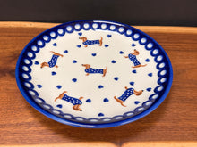 Load image into Gallery viewer, Plate, 7.5" Salad - Dachshunds in Sweaters
