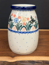 Load image into Gallery viewer, Vase, Small Milk Bottle - Honey Bee
