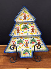 Load image into Gallery viewer, Platter, Christmas Tree Shape Divided - Christmas Treats
