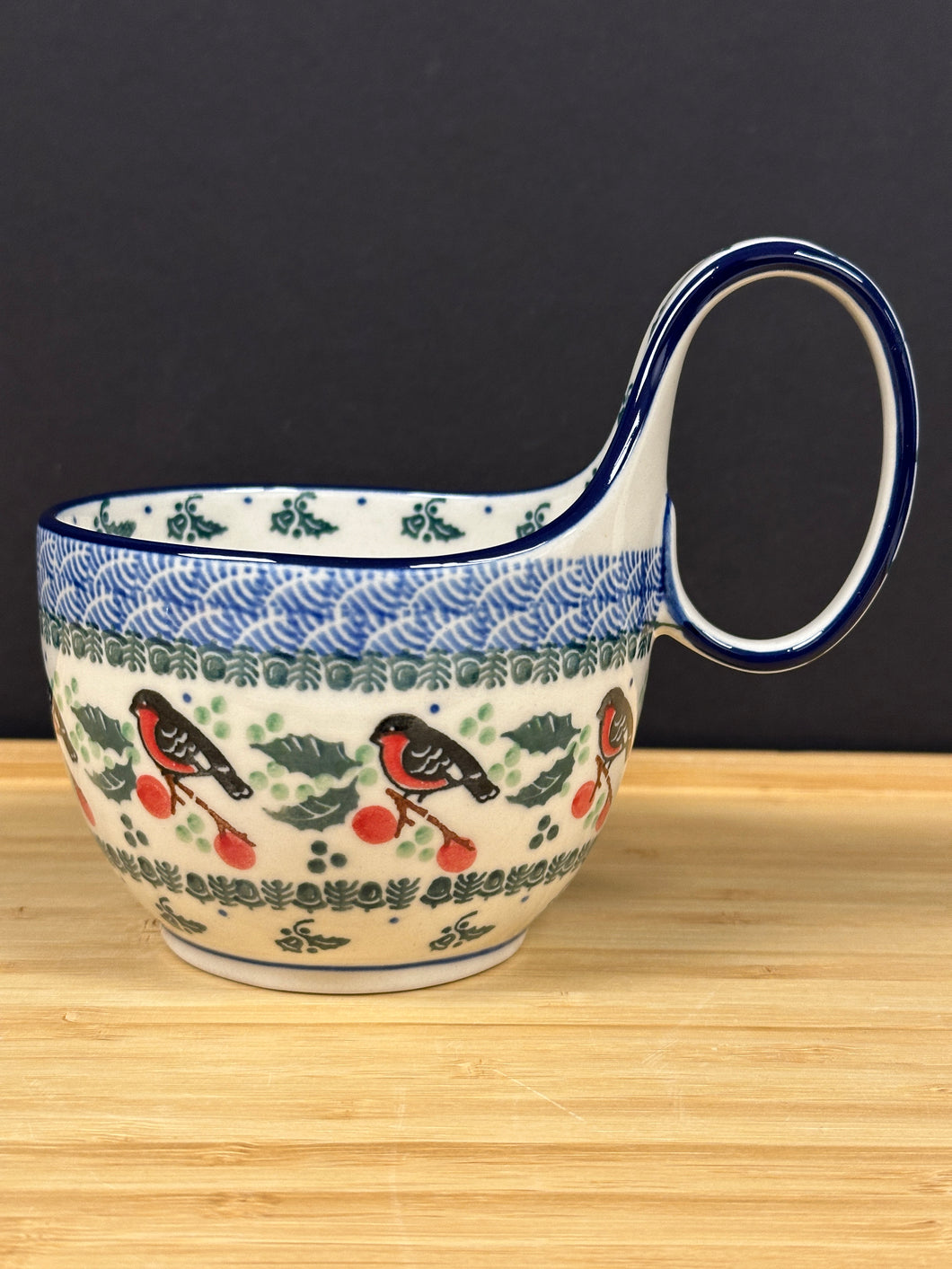 Bowl, Loop Handle Soup - Red Robin