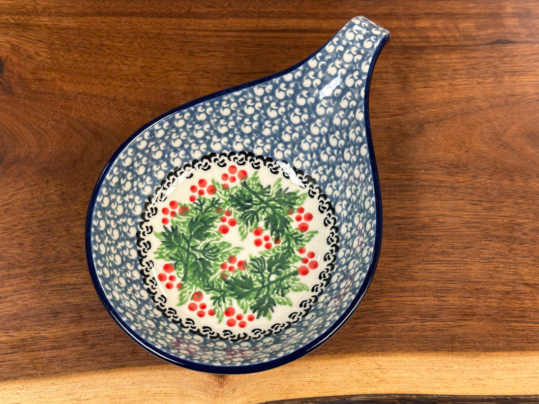 Ladle Rest 4.5” - Holly Berry