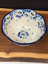 Load image into Gallery viewer, Bowl, Wavy Edge 5.75&quot; - White Poppy
