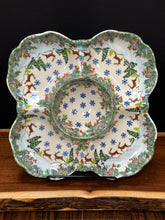 Load image into Gallery viewer, Platter, Divided Clover - Reindeer in the Snow
