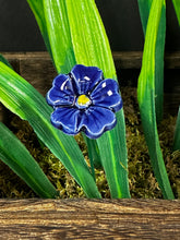Load image into Gallery viewer, Flower, 1 Pc. - Mini Primula on 8” Wire Stem - Cobalt
