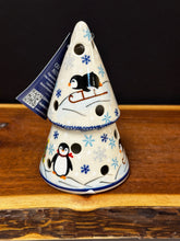 Load image into Gallery viewer, Tree, Luminary Kalich Cone 5.5” - Penguin Party
