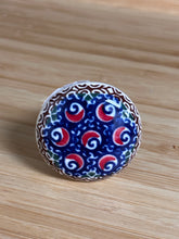 Load image into Gallery viewer, Cabinet Knobs - Red Swirls
