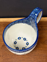 Load image into Gallery viewer, Bowl, Loop Handle Soup - Blue Spring Daisy
