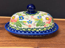 Load image into Gallery viewer, Butter Dish, Oval Kalich - Blushing Blooms
