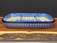 Load image into Gallery viewer, Dish, Divided 6.5" x 9.25" - Maraschino
